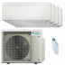 Condizionatore Daikin Stylish Bianco quadri split 9000+9000+12000+18000 BTU inverter A++ wifi unità esterna 7.4 kW Daikin