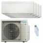 Condizionatore Daikin Stylish Bianco quadri split 12000+12000+12000+12000 BTU inverter A++ wifi unità esterna 7.4 kW Daikin