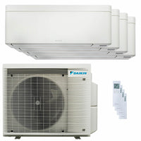 Condizionatore Daikin Stylish Bianco quadri split 7000+7000+7000+7000 BTU inverter A++ wifi unità esterna 6.8 kW