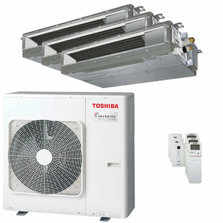 Condizionatore Toshiba Canalizzabile U2 trial split 9000+9000+22000 BTU inverter A+++  unità esterna 7 kW Toshiba