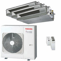 Condizionatore Toshiba Canalizzabile U2 trial split 9000+9000+16000 BTU inverter A+++  unità esterna 7 kW Toshiba