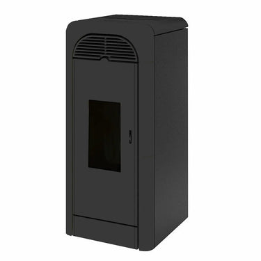 Stufa a pellet EK63 BERRY90+ - gruppo Edilkamin - 9,2 kW ad aria canalizzata Tortora EK63