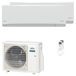 Condizionatore Fujitsu Serie KN WiFi dual split 12000+12000 BTU inverter A+++ wifi unità esterna 5 kW