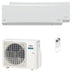 Condizionatore Fujitsu Serie KN WiFi dual split 7000+12000 BTU inverter A+++ wifi unità esterna 5 kW