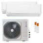 Condizionatore Clivet EZCool dual split 18000+18000 BTU inverter A  unità esterna 12.3 kW