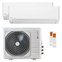 Condizionatore Clivet EZCool dual split 18000+18000 BTU inverter A  unità esterna 12.3 kW