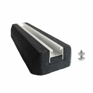 Supporto a pavimento Niccons MINI SUMO antivibrante 130x60x560 mm con profilo 41 mm Niccons