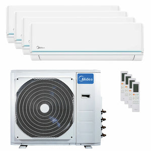 Condizionatore Midea Evolution quadri split 9000+9000+9000+18000 BTU inverter A++  unità esterna 10.6 kW