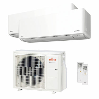 Condizionatore Fujitsu Serie KMCG WiFi dual split 9000+9000 BTU inverter A+++ wifi unità esterna 5 kW