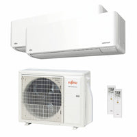 Condizionatore Fujitsu Serie KMCG WiFi dual split 9000+12000 BTU inverter A+++ wifi unità esterna 5 kW