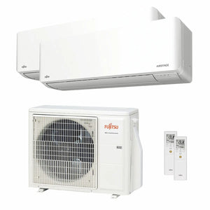 Condizionatore Fujitsu Serie KMCG WiFi dual split 9000+12000 BTU inverter A+++ wifi unità esterna 5 kW Fujitsu