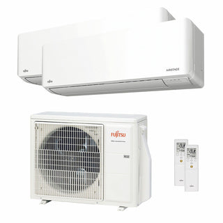 Condizionatore Fujitsu Serie KMCG WiFi dual split 12000+12000 BTU inverter A+++ wifi unità esterna 5 kW