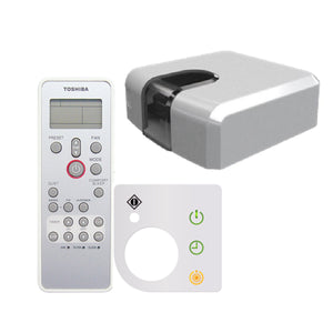 Kit controllo remoto+comando+ricevitore ir Toshiba per cassetta compatta 4 vie