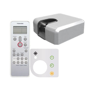 Kit controllo remoto+comando+ricevitore ir Toshiba per cassetta compatta 4 vie Toshiba