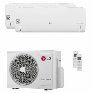 Condizionatore LG DUALCOOL Libero Smart dual split 9000+12000 BTU inverter A+++ wifi unità esterna 4.7 kW LG