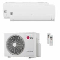 Condizionatore LG DUALCOOL Libero Smart dual split 12000+12000 BTU inverter A+++ wifi unità esterna 4.7 kW LG