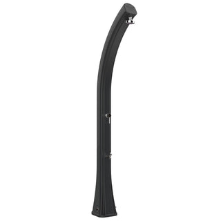 Doccia solare da giardino Arkema Happy XL con lavapiedi 44 litri antracite