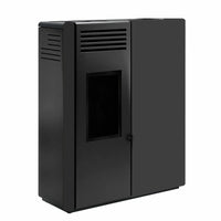 Stufa a pellet Caminetti Montegrappa Fendor SXS12 13,4 kW ad aria canalizzata Bianco Caminetti Montegrappa