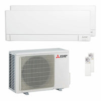 Condizionatore Mitsubishi Electric Serie AY dual split 9000+12000 BTU inverter A++ wifi unità esterna 4.2 kW