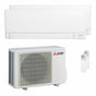 Condizionatore Mitsubishi Electric Serie AY dual split 9000+12000 BTU inverter A++ wifi unità esterna 5.3 kW