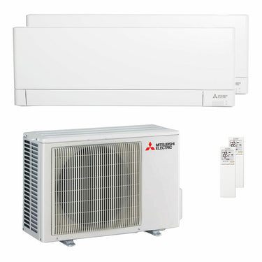 Condizionatore Mitsubishi Electric Serie AY dual split 9000+18000 BTU inverter A++ wifi unità esterna 5.3 kW