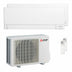 Condizionatore Mitsubishi Electric Serie AY dual split 9000+12000 BTU inverter A++ wifi unità esterna 5.3 kW