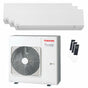 Condizionatore Toshiba SHORAI Edge White trial split 9000+12000+16000 BTU inverter A+++ wifi unità esterna 7 kW Toshiba