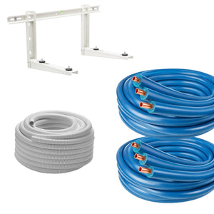Kit installazione condizionatore monosplit 5 mt 1/4" x 1/2"