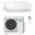 Condizionatore Panasonic Serie TZ dual split 15000+18000 BTU inverter A++ wifi unità esterna 5.2 kW Panasonic