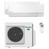 Condizionatore Panasonic Serie TZ dual split 7000+12000 BTU inverter A++ wifi unità esterna 5.2 kW