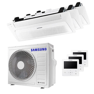 Condizionatore Samsung Cassetta WindFree 1 Via trial split 12000+12000+12000 BTU inverter A++ unità esterna 8,0 kW Samsung