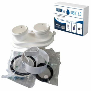 Kit installazione caldaia con scarico fumi sdoppiato universale, defangatore, dosatore di polifosfati e cartuccia neutralizzante