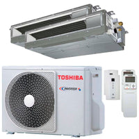 Condizionatore Toshiba Canalizzabile U2 dual split 9000+9000 BTU inverter A++ unità esterna 5,2 kW