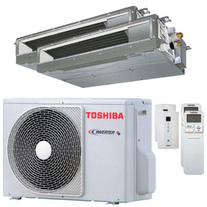 Condizionatore Toshiba Canalizzabile U2 dual split 7000+16000 BTU inverter A++ unità esterna 5,2 kW Toshiba