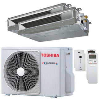 Condizionatore Toshiba Canalizzabile U2 dual split 9000+16000 BTU inverter A++ unità esterna 5,2 kW