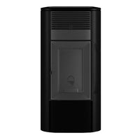 Stufa a pellet MCZ Club Hydromatic 24 M2 24 kW ad acqua nero