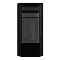 Stufa a pellet MCZ Club Hydromatic 18 M2 18 kW ad acqua bordeaux MCZ