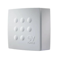 Aspiratore centrifugo Vortice VORT QUADRO Micro 100 T da condotto con Timer Ø 100 mm  Vortice