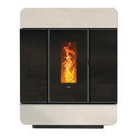 Stufa a pellet Klover DIVA SLIM 19,0 kW idro Klover