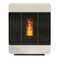 Stufa a pellet Klover DIVA SLIM 19,0 kW idro Klover