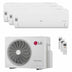 Condizionatore LG DUALCOOL Libero Smart trial split 7000+7000+7000 BTU inverter A+++ wifi unità esterna 6.15 kW