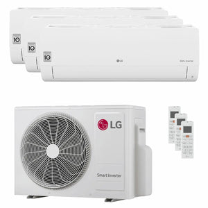 Condizionatore LG DUALCOOL Libero Smart trial split 7000+9000+9000 BTU inverter A+++ wifi unità esterna 5.2 kW LG