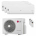 Condizionatore LG DUALCOOL Libero Smart trial split 7000+9000+9000 BTU inverter A+++ wifi unità esterna 5.2 kW LG
