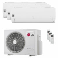 Condizionatore LG DUALCOOL Libero Smart trial split 7000+9000+9000 BTU inverter A+++ wifi unità esterna 5.2 kW
