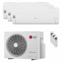 Condizionatore LG DUALCOOL Libero Smart trial split 7000+7000+18000 BTU inverter A+++ wifi unità esterna 6.15 kW