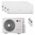 Condizionatore LG DUALCOOL Libero Smart trial split 7000+7000+12000 BTU inverter A+++ wifi unità esterna 6.15 kW
