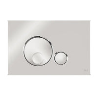 Placca doppio tasto OLI GLOBE Cromo Lucido OLI