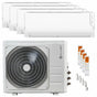 Condizionatore Clivet Cristallo 2 quadri split 9000+9000+12000+18000 BTU inverter A++ wifi unità esterna 10.5 kW Clivet