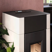 Stufa a pellet CADEL Cristal 9 ad aria 8,5 kW - WiFi BIANCO Cadel
