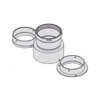 Kit scarico fumi sdoppiato Beretta da Ø60/100 a Ø80/80 - per Scaldabagni  Beretta